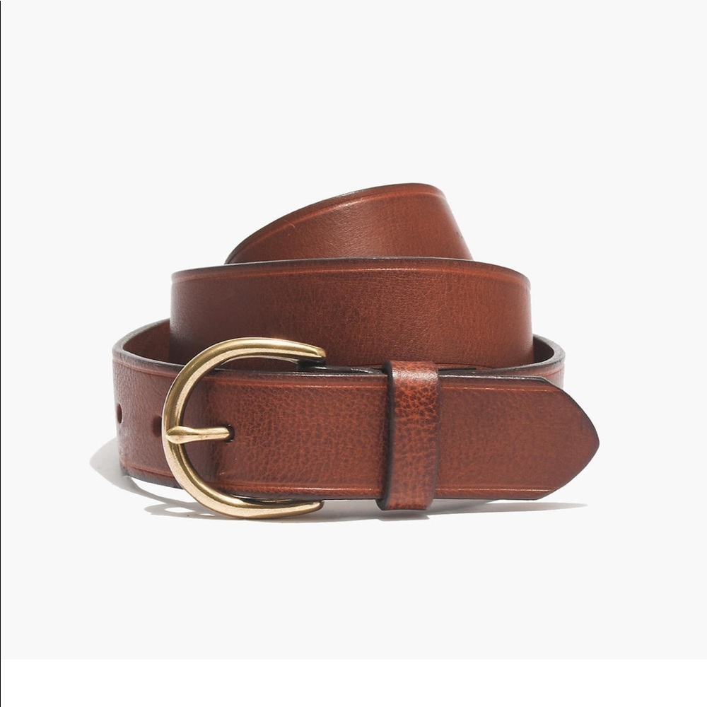NEW!!! MADEWELL PERFECT LEATHER BELT SIZE M